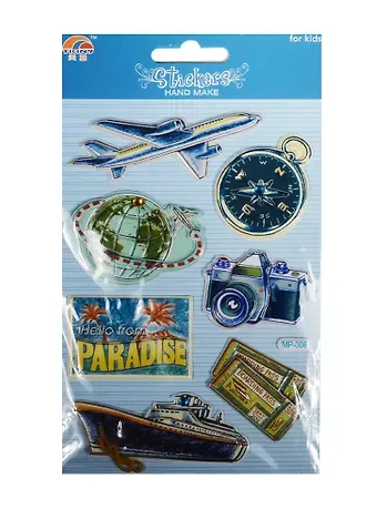Наклейки объемные Путешествия (11-02415-MP-008)