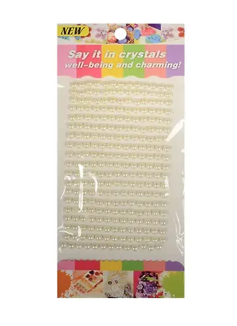 Стразы полужемчужины на подвесе с напылением, 240 шт, 6 мм, молочные