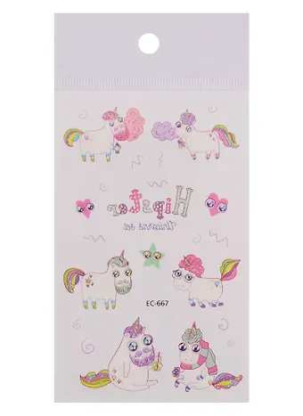 Наклейки татуировки Unicorn в ассортименте
