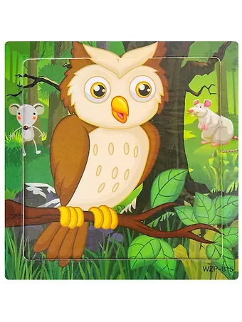 Деревянная пазл-рамка (15х15) 