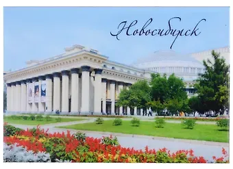 ГС Магнит закатной 55х80мм Новосибирск Театр Цветы (031008мз80006)