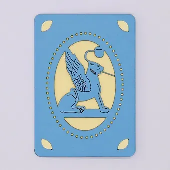 Открытка резная с конвертом Ажурный город (007), арт. pc-BB-A6.2019