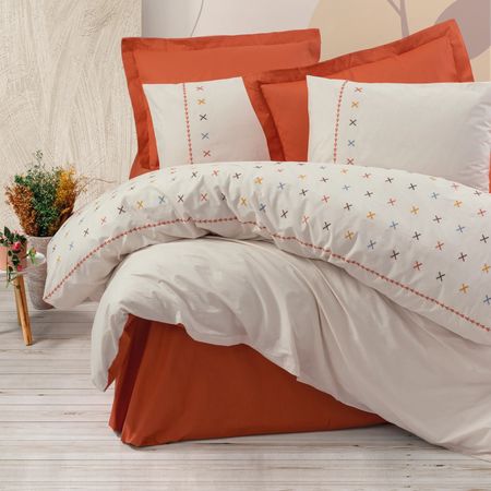 Комплект постельного белья  Cotton Box brode embroidered Двуспальный 8680108062715