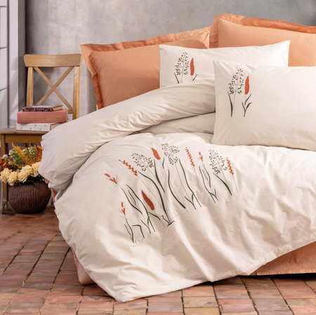 Комплект постельного белья  Cotton Box brode embroidered Двуспальный 8680108071212