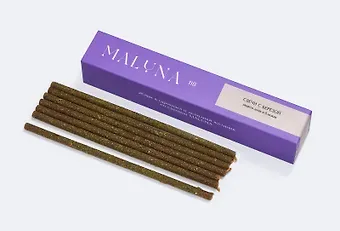 Магические коричневые свечи с березой Maluna (7шт) (Защита дома и близких) (2025)