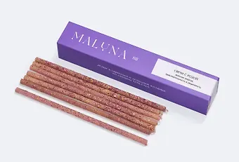 Магические белые свечи с розой Maluna (7шт) (Обретение привлекательности,Гармонии,Спокойствия) (2028)