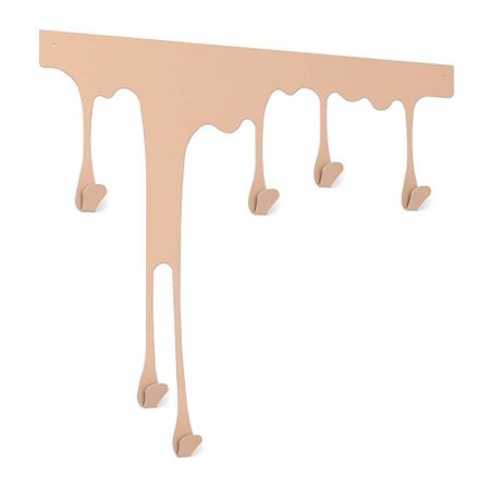 Вешалка настенная металлическая 6 крючков кофейная Sheffilton SHT-WH34-S