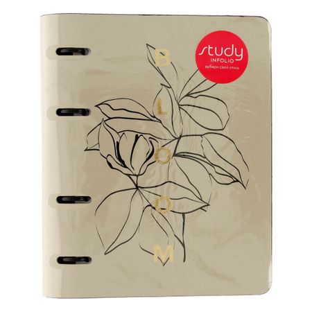 Тетрадь общая, Infolio Study, 175х212 мм, 120 л., клетка