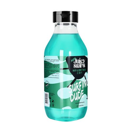 Гель-шампунь Juicy Stars 2в1 мужской зеленый 400 мл