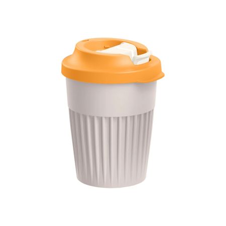 Стакан Phibo для горячих напитков с клапаном 350 мл светло-бежевый