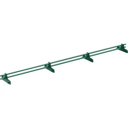 Снегозадержатель трубчатый ЭКО для любого вида кровли 3 м RAL 6005 зеленый