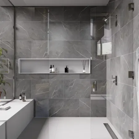 Панель ПВХ KREAFORTA Сардиния черный 420x700x3.6 мм 2.058 м² (7 шт.)