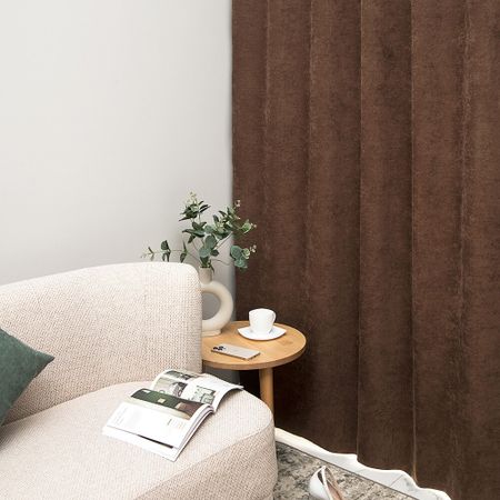 Штора канвас шоколад 150х280 см Legrand Канвас (58091254)