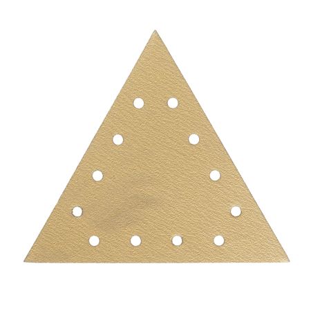 Лист шлифовальный треугольный Abraforce Gold 280 мм Р80 на липучку бумажная основа (3 шт.) (АМ191021)