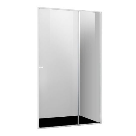 Душевая дверь WasserKraft Rhin 44S стекло прозрачное 100х200 см профиль белый 6 мм раздвижная (44S12)