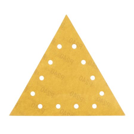 Лист шлифовальный треугольный Abraforce Gold 280 мм Р240 на липучку бумажная основа (3 шт.) (АМ191023)