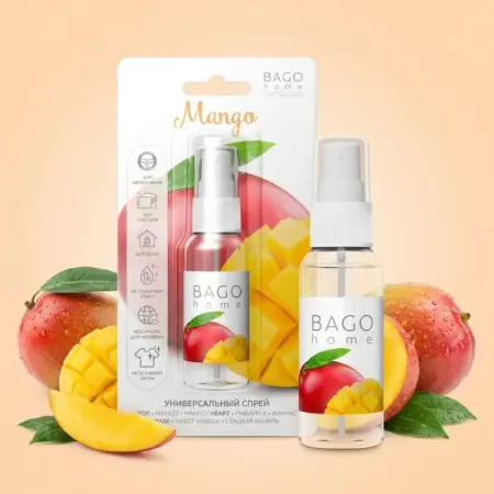 Ароматизатор воздуха Bago Home Манго 30 мл чай ahmad tea магия манго 25x1 5 г