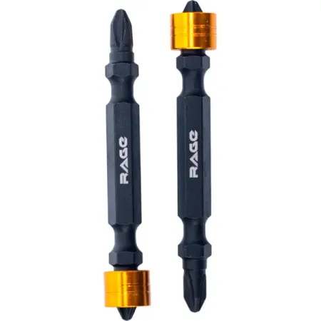 Бита двусторонняя с ограничителем магнитная Rage 554233 PH2x65 мм, 2 шт. moonbiffy магнитная двусторонняя отвертка