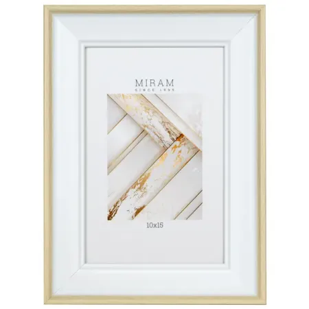 Рамка без паспарту Мирам 10x15 см пластик цвет белый аксессуары для автомобильного интерьера кожаная задняя крышка подлокотника защитная рамка для changan unit uni t 2020 2022