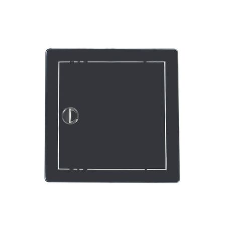 Люк ревизионный Центр Тагис ЛР пластиковый 150х150 мм врезной графит