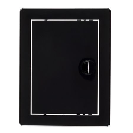 Люк ревизионный Центр Тагис ЛР пластиковый 150х200 мм врезной черный