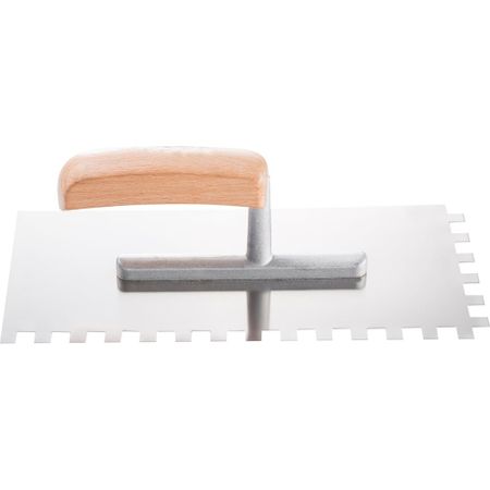 Гладилка Hardy №25, нержавеющая сталь, 28Х13 см, зубчатая 12х12 мм