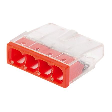 Клемма на 4 провода КМ 2273-204 0,5-2,5 кв.мм самозажимная без пасты (20 шт.) (ЦБ-00021634)