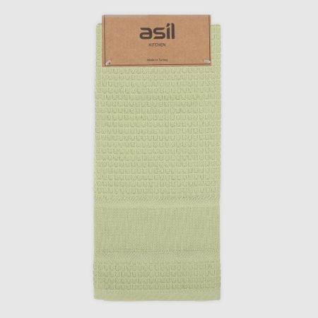 Полотенце кухонное Asil вафля зеленый 45х70 см