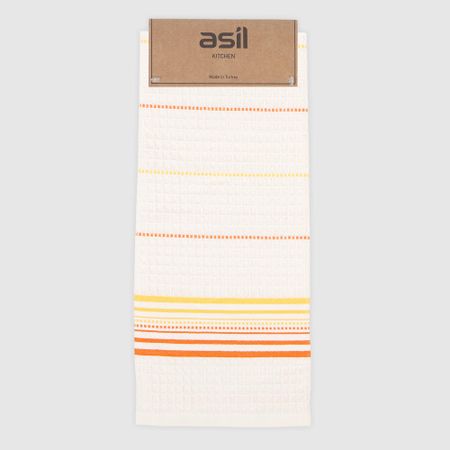 Полотенце кухонное Asil stripe оранжевый/бежевый 45х70 см
