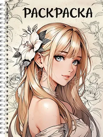 Раскраска-антистресс. Девушки. 