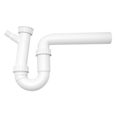 Сифон для раковины и мойки Lb-Plast 1 1/2х40/50 мм без выпуска с соединением 40 мм (211-AL-LB/D211-Ale) миска plast team круглая 6 л