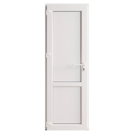 Металлопластиковая дверь VEKA 2050х700 мм алюминиевый порог белая левая глухая алюминиевый блок для мотоцикла honda cbr1000rr cb1000r cbr600rr cbr600f cbr600f4i cbr929rr cbr954rr cb900f