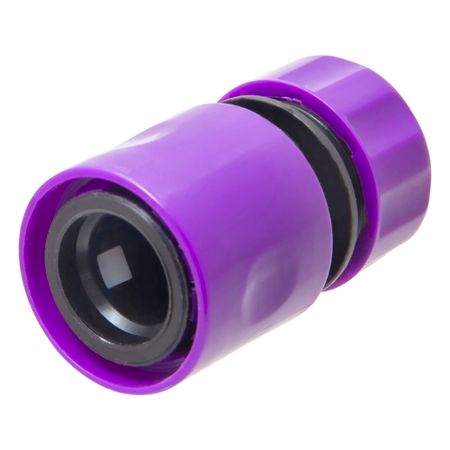 Соединитель 1/2 для поливочного шланга MasterProf пластиковый с аквастопом (ДС.070886) sgoohan pvc соединитель для шланга пагода 20 25 32 мм