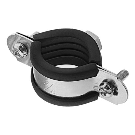 Хомут сантехнический 3/4 25-28 мм оцинкованная сталь (50 шт.) лен сантехнический для уплотнения резьбы 500 г