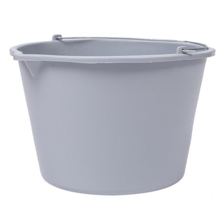 Ведро строительное пластиковое Заря ударопрочное и морозостойкое 20 л