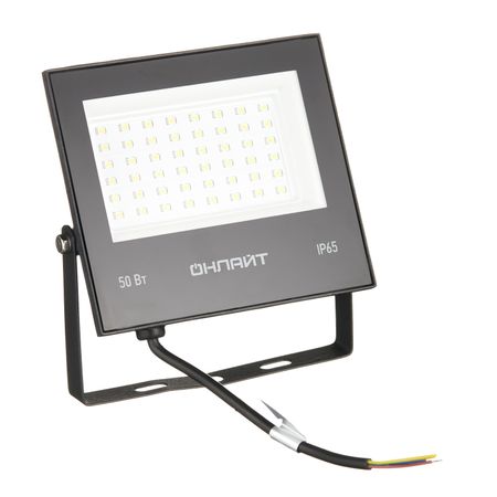 Прожектор светодиодный Онлайт OFL 4000К 50 Вт IP65 черный