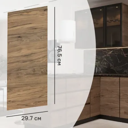 Фасад кухонного шкафа Токио 29.7x76.5 см DELINIA ID ЛДСП цвет темное дерево александр евгеньевич куланов музей шпионский токио