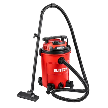Пылесос строительный Elitech ПС 12-35А, 1200 Вт, 35 л аксессуары dreame r20 hepa фильтр роликовая щетка