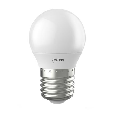 Лампа светодиодная Gauss E27 4100К 9,5 Вт 950 Лм 150-265 В шар G45 матовая мотоциклетный головной светильник лампа на заказ ангельские глазки светодиодная фара в сборе hid проектор фара для honda cbr600 f4i 2001 2007