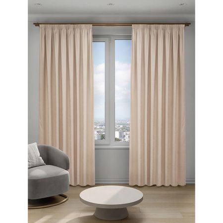 Штора канвас светло-бежевая 200х280 см Decofest Софи (153.733) софи пемброк незабываемый танец с шафером