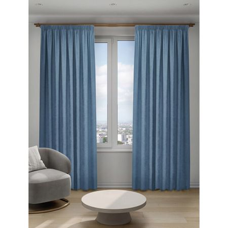 Штора канвас синяя 200х280 см Decofest Софи (153.737) софи пемброк незабываемый танец с шафером