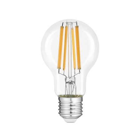 Лампа светодиодная филаментная Gauss Filament E27 4100К 20 Вт 1850 Лм 185-265 В груша A60 прозрачная
