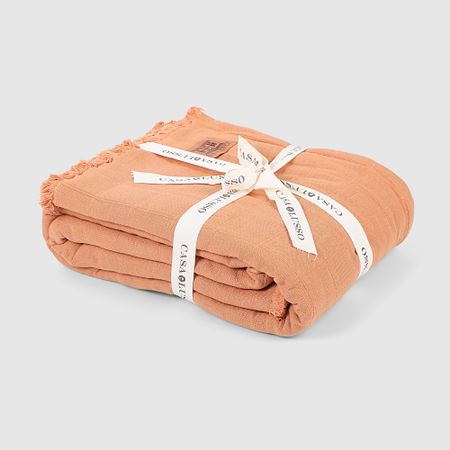 Покрывало Casa Lusso omnia терракотовый 180x240 см