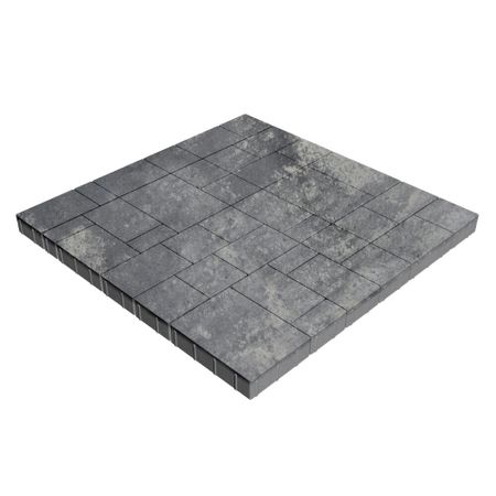 Плитка тротуарная разноразмерная Инсбрук Альпен Colormix Актау (13,2 кв.м)