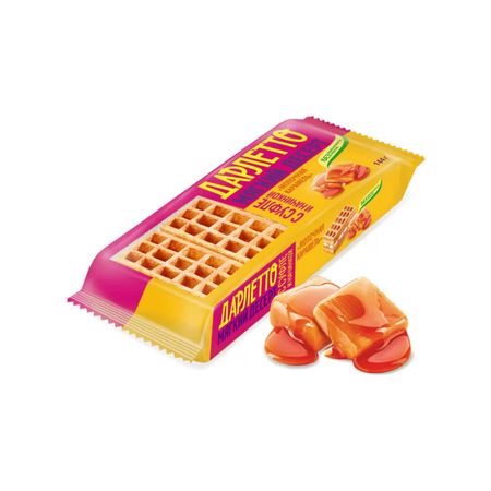 Десерт мягкий Дарлетто с начинкой молочная карамель 144 г