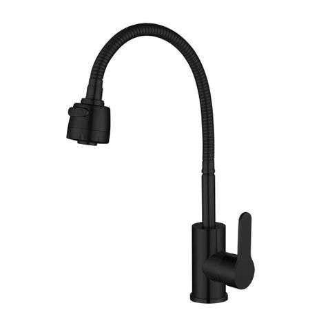 Смеситель для кухни Culto Ferro Black KI01FRB чёрный