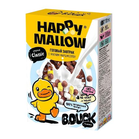 Завтрак сухой Happy Mallow B. Duck 240 г желатин пищевой ашан красная птица 50 г