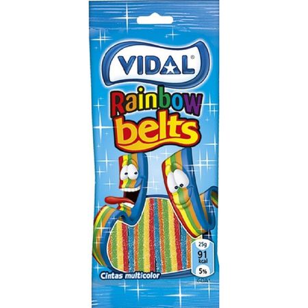 Мармелад Vidal жевательный rainbow belts ассорти 90 г