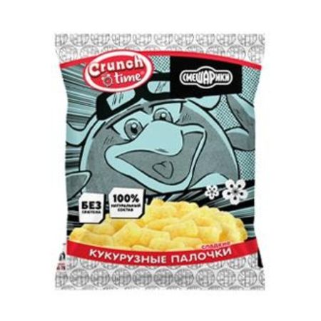 Палочки кукурузные Crunch time смешарики 75 г