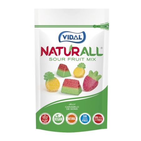 Мармелад Vidal elly naturall sour fruit 180 г